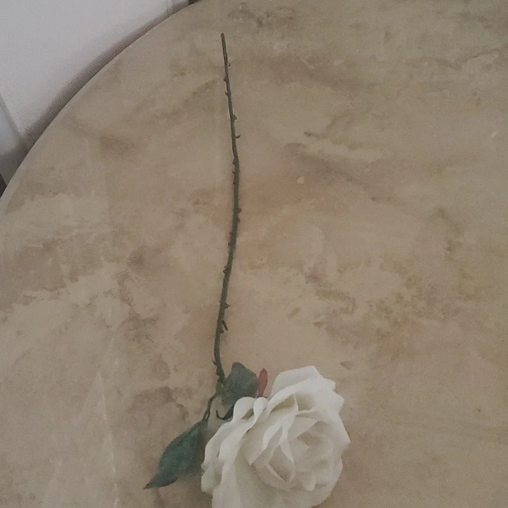 **SALE**Faux White Rose